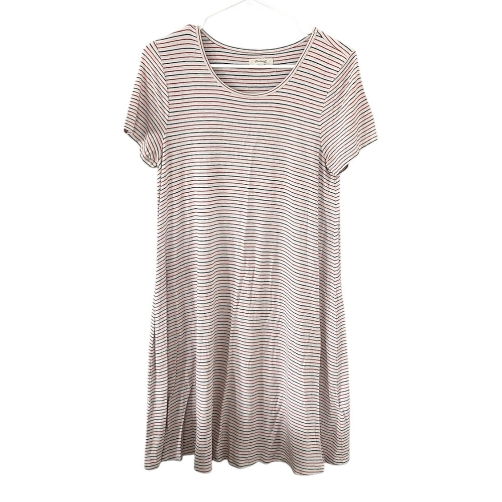 Madewell Swingy Sacramento Stripe T-Shirt‎ Dress